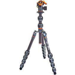 3 Legged Thing Leo 2.0 5-Section CF Tripod with AirHed Pro Lever, Bronze/Blue