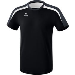 Erima Liga 2.0 T-shirt Men - Black/White/Dark Grey