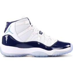 NIKE Air Jordan 11 Retro GS - White University/Blue Midnight/Navy