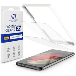 Whitestone Dome Glass EZ Tempered Glass Screen Protector for Galaxy S21 Plus 2-Pack