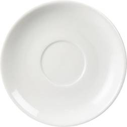 Olympia Whiteware Stacking Saucer Plate 10cm 12pcs