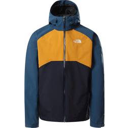 The North Face Stratos Hooded Jacket - Aviator Navy/Citrine Yellow/Monterey Blue