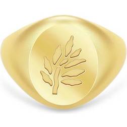 Julie Sandlau Tree of Life Signet Ring - Gold