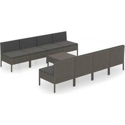 vidaXL 3094334 Loungeset, 1 Bord inkl. 8 Soffor