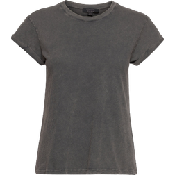 AllSaints Anna T-shirt - Acid Washed Black