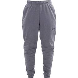 NIKE Dry Dri-FIT Taper Fitness Fleece Pants Men's - Charcoal Heather/Black