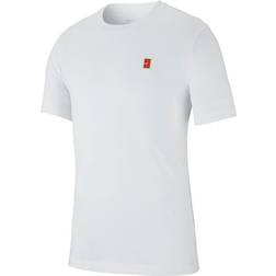 Nike Court Tennis T-shirt - White/Habanero Red