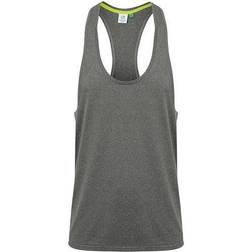 Tombo Mens Muscle Vest - Grey Marl