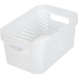 Curver Infinity Recycled Box 4,5l Dots Blanc 26 x 17.5 x 12.3 cm