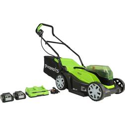 Greenworks G24X2LM36K2X (2x2.0Ah) Battery Powered Mower