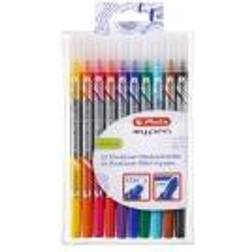 Herlitz My.Pen 2 in 1 Fineliner & Fibre Tip Pen 10pcs