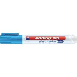 Edding 95 Glass Marker 1.5-3mm Light Blue