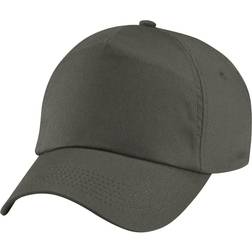 Beechfield Unisex Plain Original 5 Panel Baseball Cap 2-pack - Olive