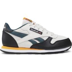 Reebok Junior Classic Leather - Chalk/Core Black/Semi Solar Gold