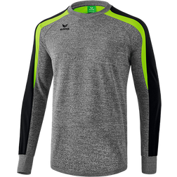 Erima Liga 2.0 Sweatshirt Unisex - Grey Marl/Black/Green/Gecko