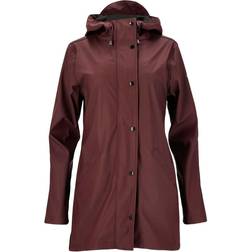 Weather Report Petra Rain Jacket - Burgundy