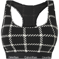 Calvin Klein Modern Cotton Plus Size Bralette - Men's Window Pane/Black