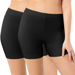 Maidenform Girlshort with Cool Comfort 2-pack - Black