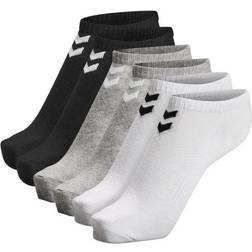 Hummel Chevron Short Ankle Socks 6-pack - White/Black/Grey