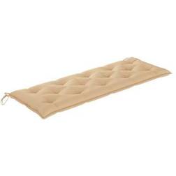 vidaXL - Stolsdyna Beige (150x50cm)
