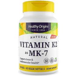 Healthy Origins Natural Vitamin K2 as MK7 100mcg 60 Stk.