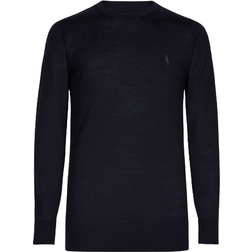 AllSaints Mode Merino Crew Jumper - Ink Navy