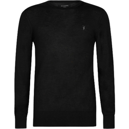 AllSaints Mode Merino Crew Jumper - Black