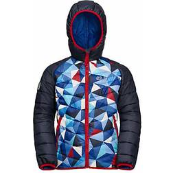 Jack Wolfskin Kid's Zenon Print Jacket - Night Blue (1608143-1010)