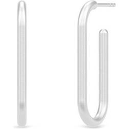 Julie Sandlau Link Hoops - Silver