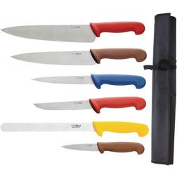 Hygiplas Colour Coded S088 Boning Knife, Cooks Knife, Slicer Knife, Filleting Knife, Paring Knife