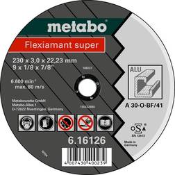 Metabo 616126000 Kvalitetsklasse A 30-O Flexiamant Super alu