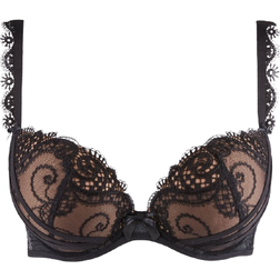 Aubade A La Folie Moulded Push-Up Bra - Black