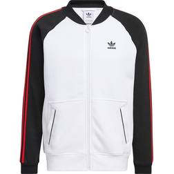 Adidas SST Fleece Track Top Men - White/Black