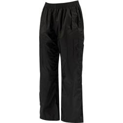 Regatta Kid's Packaway Waterproof Trousers - Black