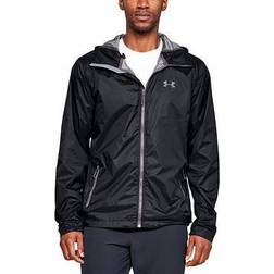 Under Armour Men's Forefront Rain Jacket - Black/Steel