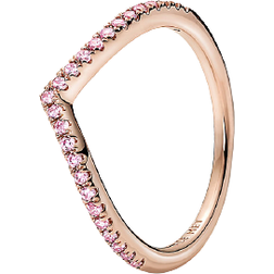 Pandora Anillo Deseo Reluciente Rosa con Circonitas Cúbicas en Rosa