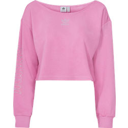 Adidas Slouchy Crew Sweatshirt - Step Into You - Pink