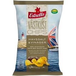 Estrella Västkustchips Salt & Vinäger 180g
