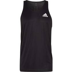 Adidas Own The Run Singlet Men - Black/Reflective Silver