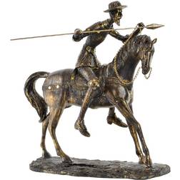 Dkd Home Decor Dekorativ figur Don Quijote Harpiks (36 x 19 x 39 cm) Dekorationsfigur