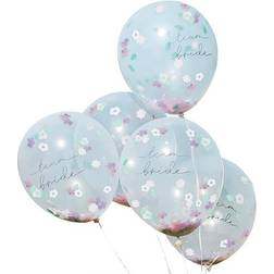 Ginger Ray Floral Team Bride Konfetti Ballon 5 stk