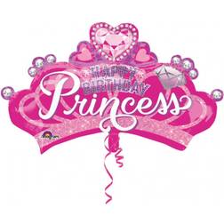 Amscan Prinsesse folieballon, Diadem, 81 x 48 cm 1 stk