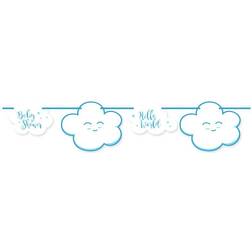 Folat Blue Baby Shower Boy Garland 4 meter