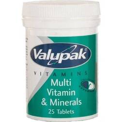 Valupak Multivitamin & Mineral 25 Tablets