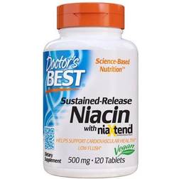 Doctor's Best Time-release Niacin with niaXtend 120 tablets