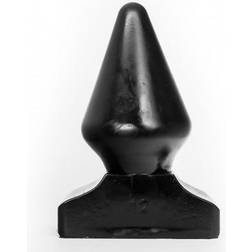 All Black Vinyl Anal Plug 23 cm