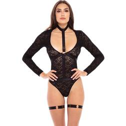 René Rofé Up To My Neck 4-pcs Choker Set Black S/M