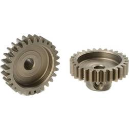 Corally M0.6 Pinion Short Hardened Steel 28 Teeth Shaft Dia. 3.17Mm