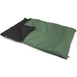 Kampa Sac de couchage Vert 12 Double 2 personnes 2,25 m x 1,5 m Rouge