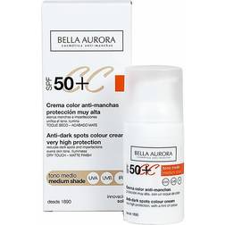 Bella Aurora Anti-plet creme CC Cream Spf 50 Halvtone 30ml